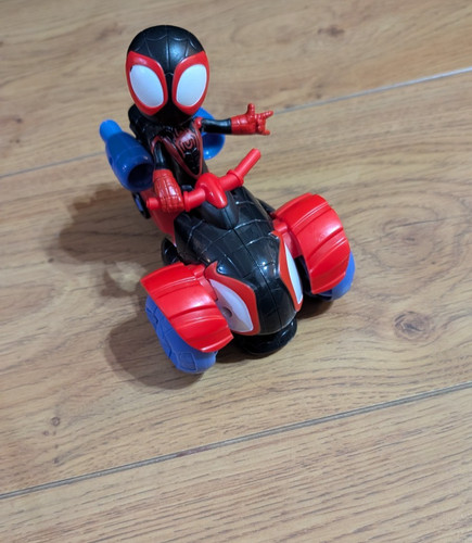 Spiderman bike and figure - bike,