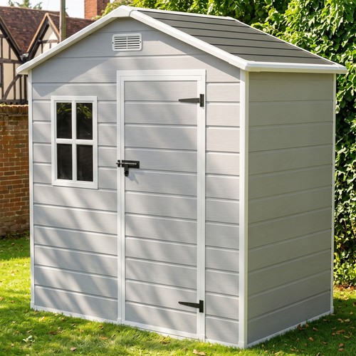 6x4ft plastic garden storage - 6x4ft,