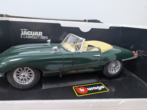 Vintage bburago jaguar e - bburago,