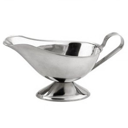 Stainless steel gravy boat - steel,