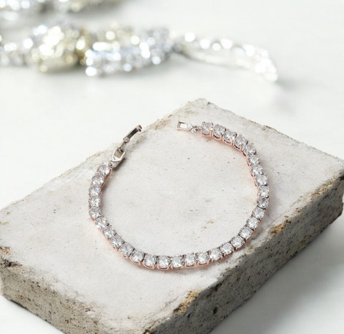 Tennis bracelet bangle with - tennis,