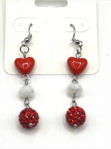Valentine day red pavé - valentine's,