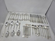 Lot of 55 Wm. Rogers Oneida Artistic (1940) Silverplate Flatware