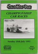 SNETTERTON 26 Jul 1992