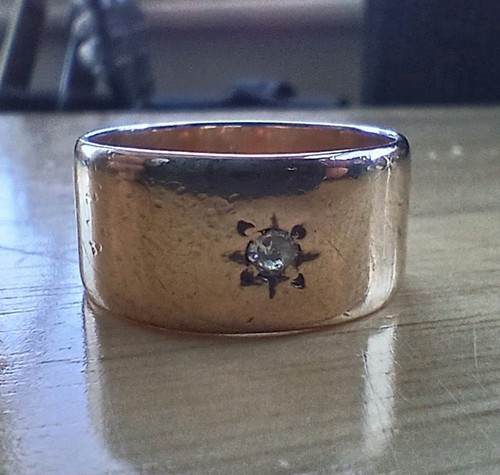 Vintage 9ct gold men wedding - vintage, men's