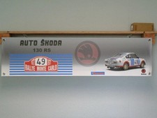Skoda 130 rally banner - 130,