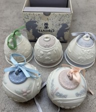 5 Lladro Christmas Baubles &