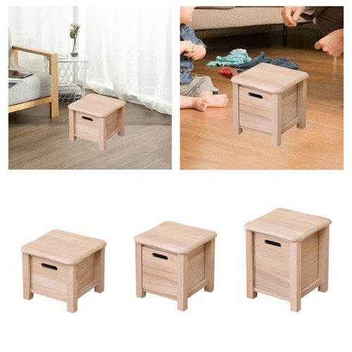 Wooden step stool with storage - step,