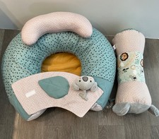 Nuby Animal Adventures Sit-Me-Up Baby Seat Inflatable Sit & Play Floor Seat Set