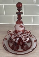 Vintage ruby bohemian glass - ✨vintage,