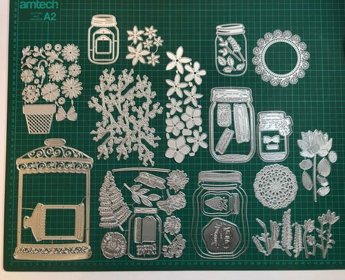 Decorative die sets flowers - sets,