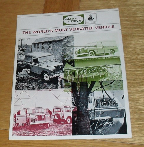Land rover brochure 1967 - rover, 88