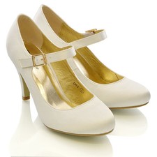 Womens Low Heel Bridal Shoes