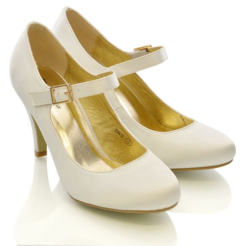 Womens low heel bridal shoes - low,
