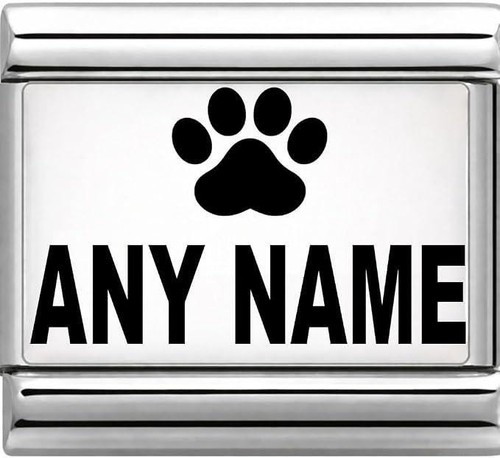 Personalised dog paw - dog,