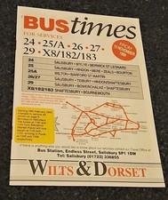 Wilts & Dorset Bus Timetable
