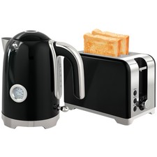 HOMCOM Kettle and Toaster Set