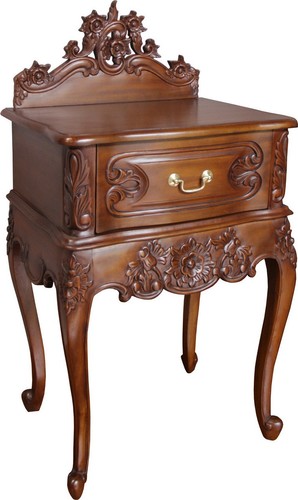 French rococo bedside table - bedside,