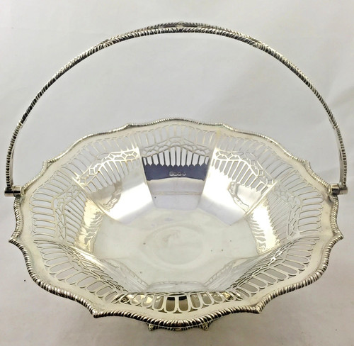 Hallmarked large solid silver - large,