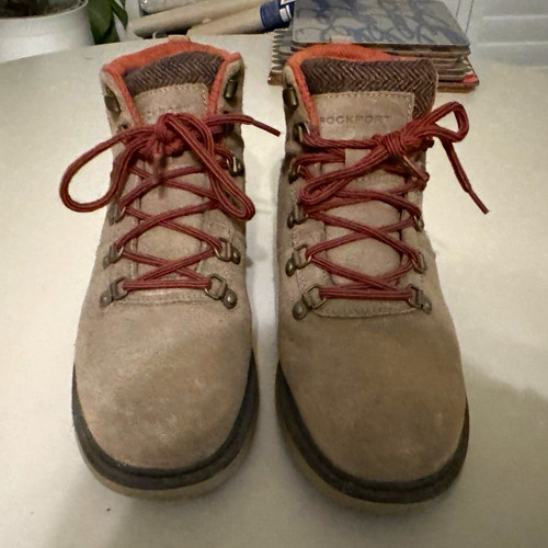 Rockport beige suede lace - rockport,