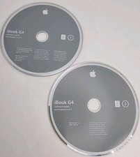 iBook G4 Install & Restore Software OS 10.3.3 Genuine Apple Two Discs