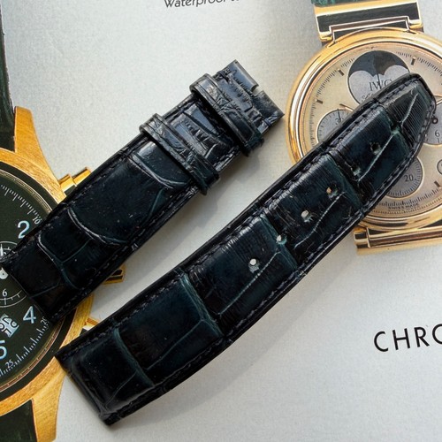 Iwc 20mm dark blue croc - 20mm,