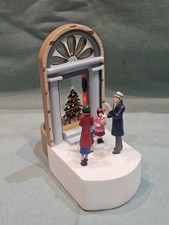 Marks & Spencer Musical Caroling Christmas Tree Tealight Candle Lantern Holder