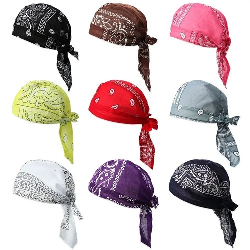 Cotton pirate hat headscarf - cotton,