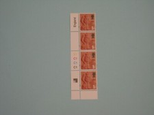 2012 England Strip of Four 1st