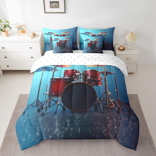 Full size drum kit bedding - full,