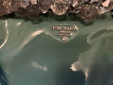 Teal Patent Leather & Crystal