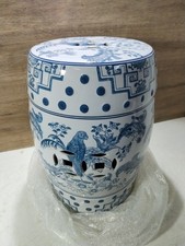 Chinese Stool Parrot Ceramic