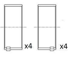 Connecting rod bearing for - rod,