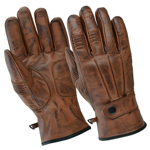 Leather gloves motorcycle - leather,