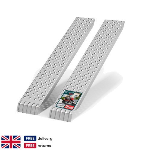 Steel van loading ramps 400kg - steel,