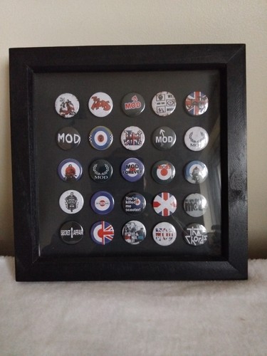 Mad cow mod scooter - cow's, badges