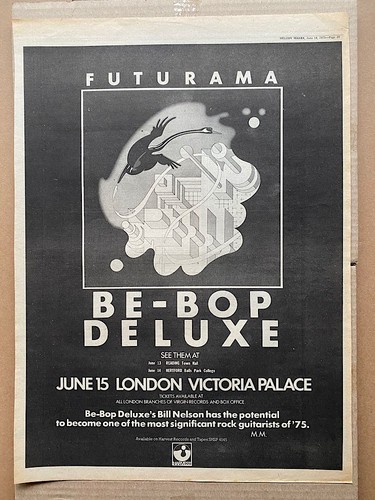 Bop deluxe futurama poster - deluxe,
