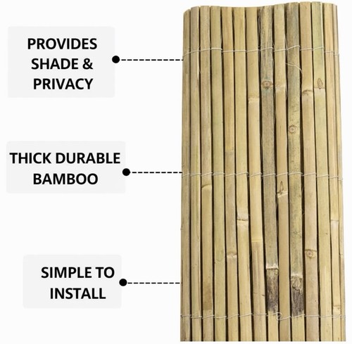 Heavy duty bamboo fence - heavy,