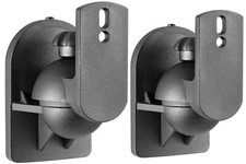Black Wall Mount Surround Small Speaker Brackets  2 4 6 8 Pack SONOS Swivel Tilt