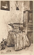 PC73804 The Famous Old Blacksmiths Anvil. Gretna Green