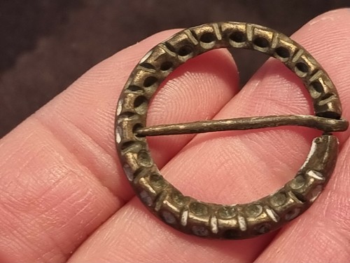 Medieval silvered bronze
