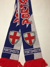 PORTSMOUTH FOOTBALL SCARF NEW   SCARF NEW LOW PRICE PORTSMOUTH FOOTBALL SCARF