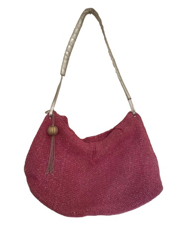 Ladies pink silver hand - pink, bag