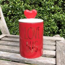 Rae Dunn Red Heart Scented Candle Apple Peony “Love Bug” 374g Gift