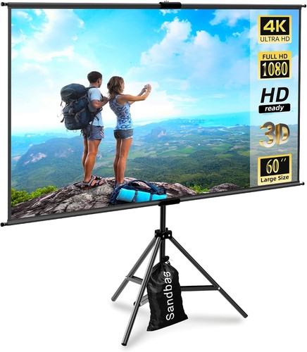 Projector screen tripod - screen, 60