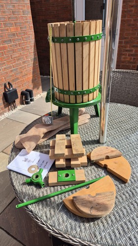 Cider fruit press wooden 6 - or,