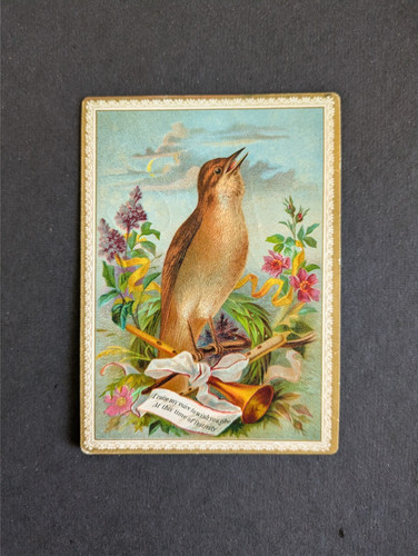 Victorian xmas greeting card - victorian,