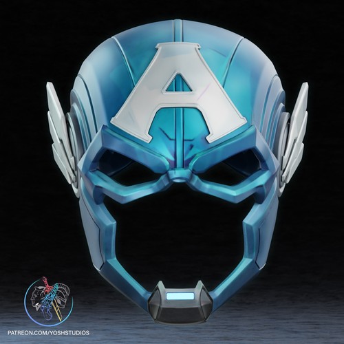 Captain america rivals helmet - captain,