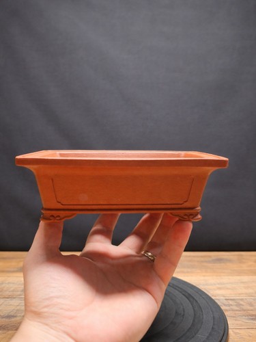 16cm brick red - , unglazed