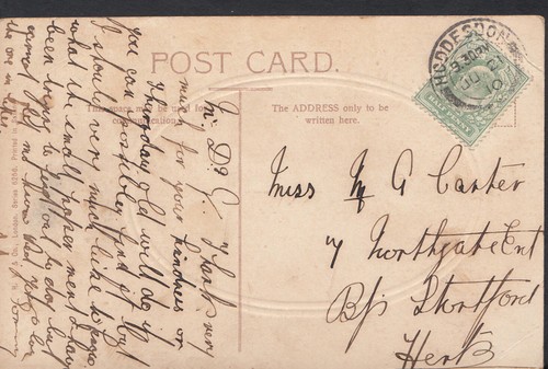 Genealogy postcard carter 7 - postcard:,